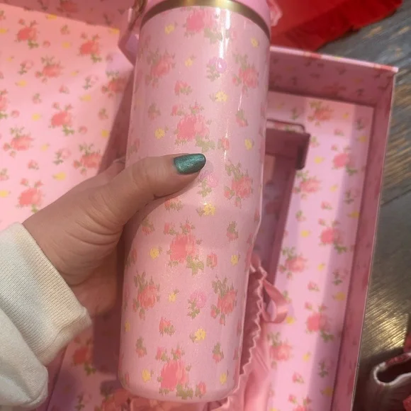 LoveShackFancy Stanley Ibiza Sunset 30oz Flip Straw Tumbler New in Box - Picture 4 of 9